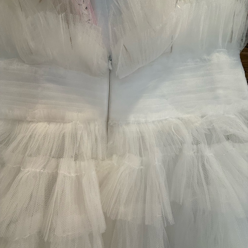 MacDuggal Ruffle & Feather Dress #20530 MRSP $798 - Picture 10 of 14